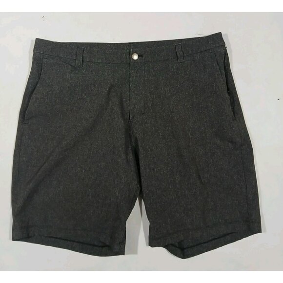 Lululemon Commission Shorts Classic Fit 9" Ventlight Size 36 Grey Casual Golf - Picture 1 of 8